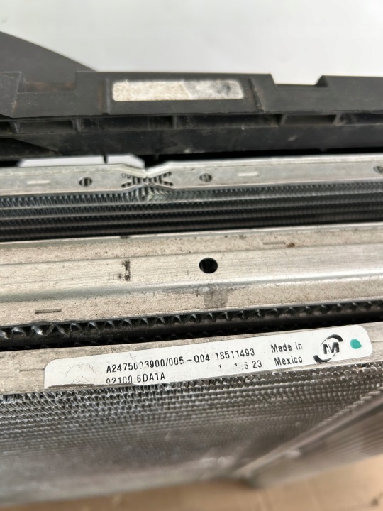 фото №4, Комплект радиатор mercedes w177 w247 cla c118 glb h247