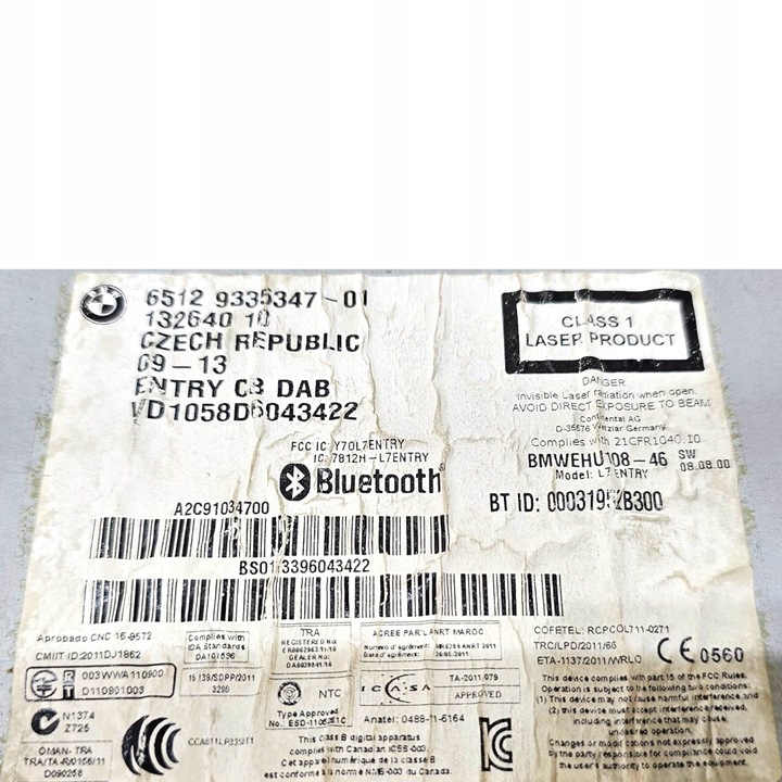 фото №8, Bmw f20 f31 радіо professional зчитувач навігації cd dab 9335347