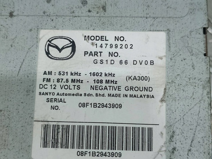 фото №8, Радіо cd навігація mazda 6 ii gs1d66dv0b 14799202