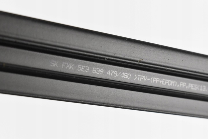 фото №2, Планки накладкі скребові прокладка двері праві зад хром 5e7839432n octavia iv nx