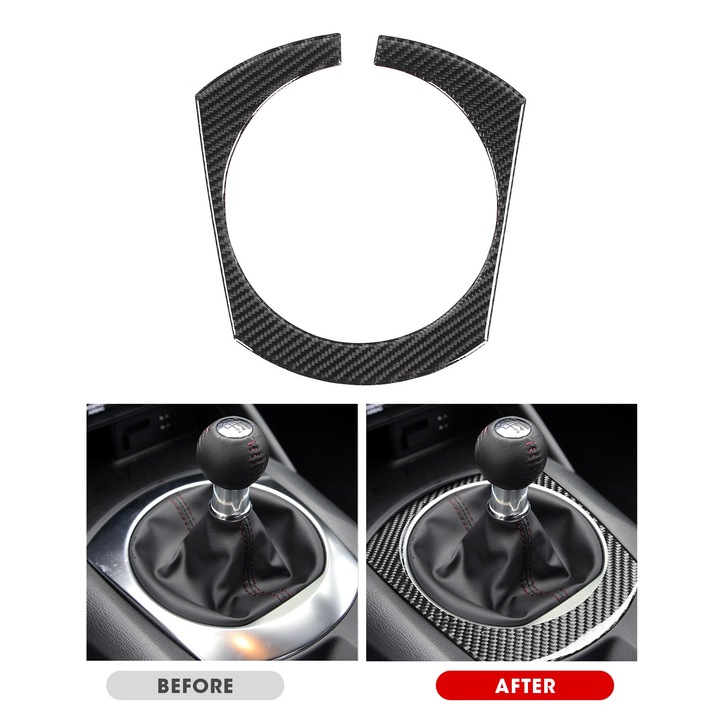 фото №9, Оздоблення рами панель зміни коробки передач з волокна вуглецевого підходить до mazda