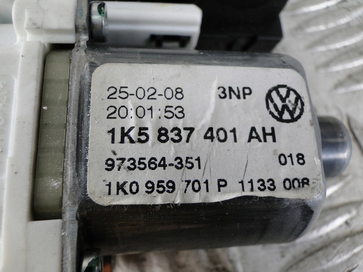 фото №10, Моторчик стёкла перед vw golf v 1k 1k0 1k5837402ah 1k0959792l 1k5837401ah 1
