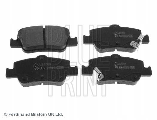 фото №1, Диски тормозные колодки зад синий print toyota auris