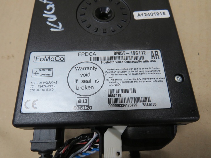 фото №3, Ford kuga mk1 модуль блютуз 8m5t19c112ar