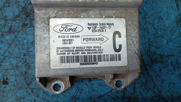 фото №4, Датчик подушка безопасности mazda tribute 2.0b 01r