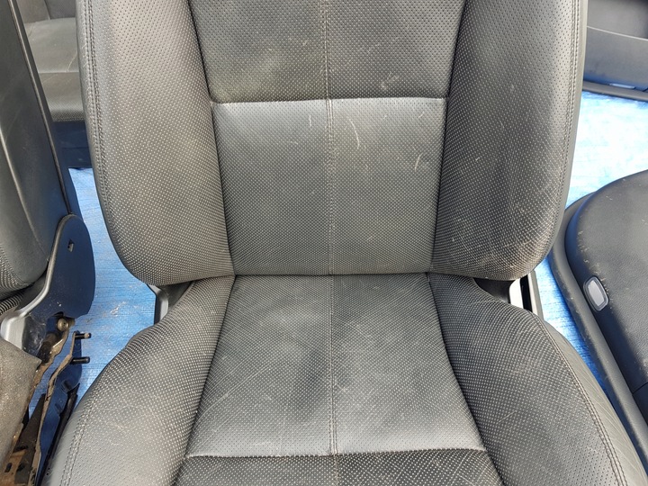 фото №10, Mercedes w221 сидіння вентильовані диван з підігрівом обшивки комплект шкіра