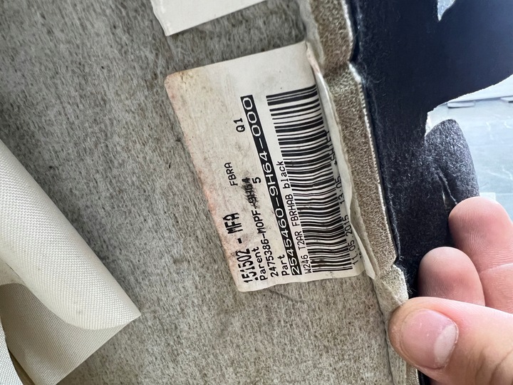 фото №8, Оббивка спинка сидіння пасажира mercedes w246