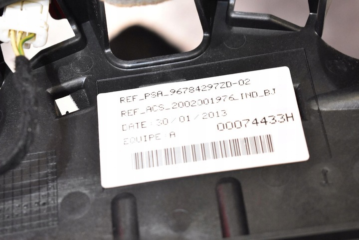 фото №10, Стеля чорна стійки ручки захисні накладки 96767530ze citroen ds4 10-16