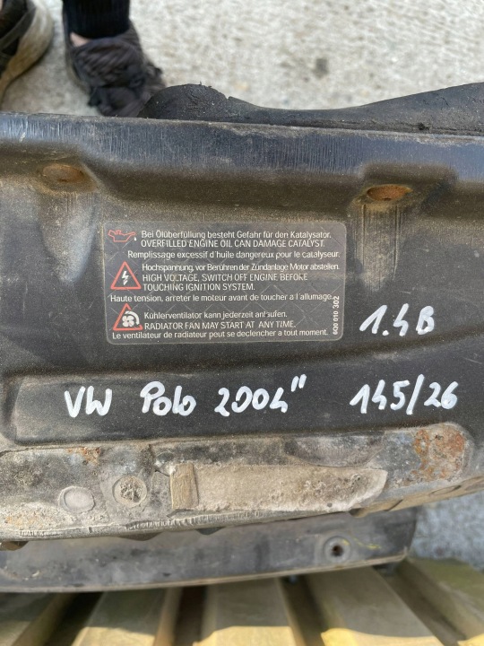 фото №7, Volkswagen polo iv 9n передняя панель перед 6q0010254n