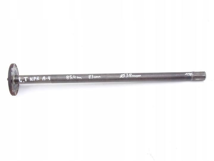 фото №1, Isuzu n75 npr nqr 07-18 піввісь зад 17,5 19 шліц