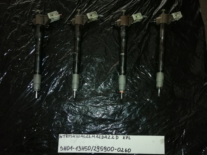 фото №1, Форсунки mazda 2.2 kpl. sh01-13h50 295900-0260