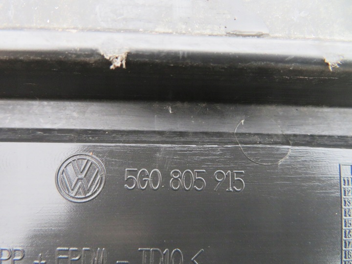 фото №10, Накладка спойлер бампера перед vw golf vii 12- 5g0805915