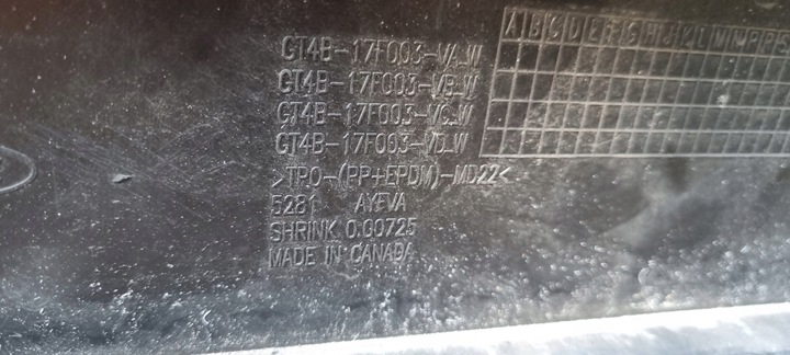 фото №16, Ford edge mk2 vignale 15-18 бампер переднє перед