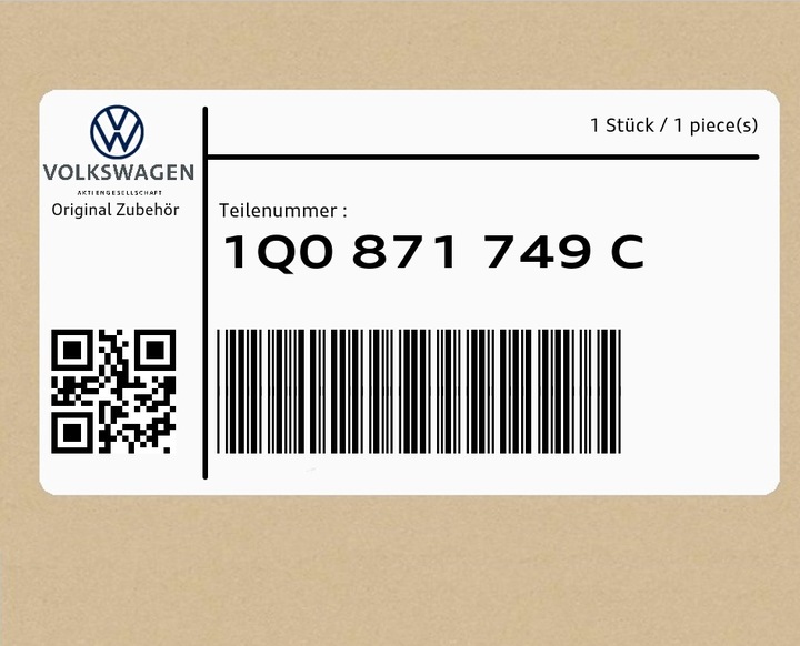 фото №1, Адаптер 1q0871749c vw eos