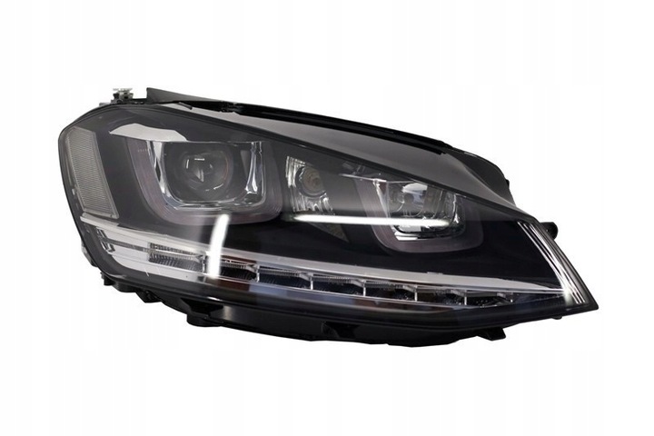 фото №7, Фари 3d led drl do vw golf 7 vii 12-17 r-line flowing динамічний