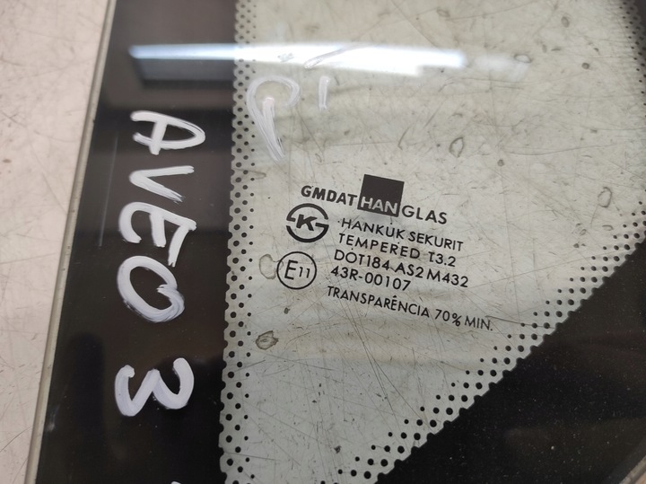 фото №3, Chevrolet aveo 1 i t200 03- hb 5d скло права зад кузовна