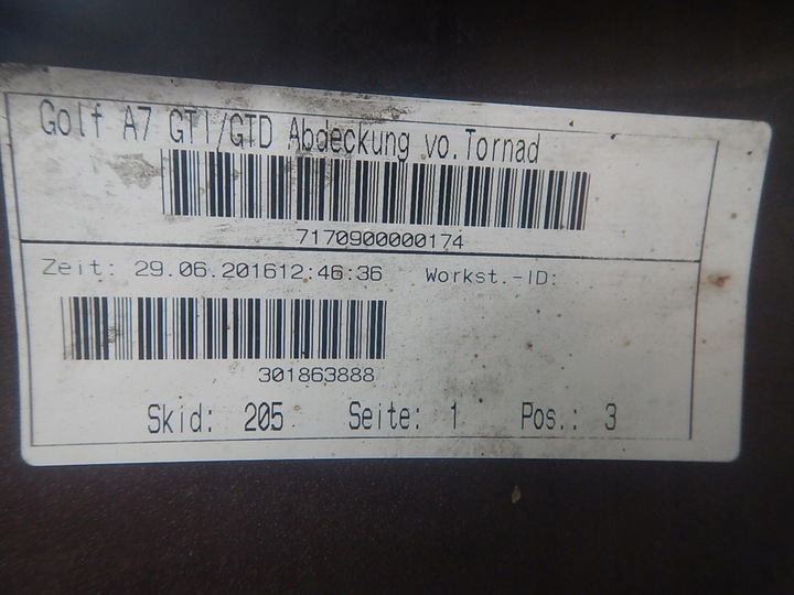 фото №12, Vw golf vii gti gtd бампер перед переднее 5g0807221