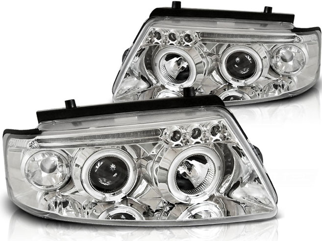 фото №1, Лампы vw passat b5 96-00r кольца хром led
