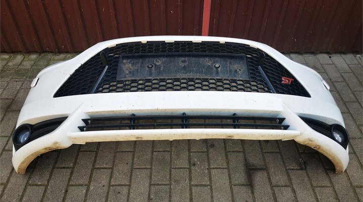 фото №11, Ford focus mk3 st 10-14 бампер перед комплектний демонтаж омивачі