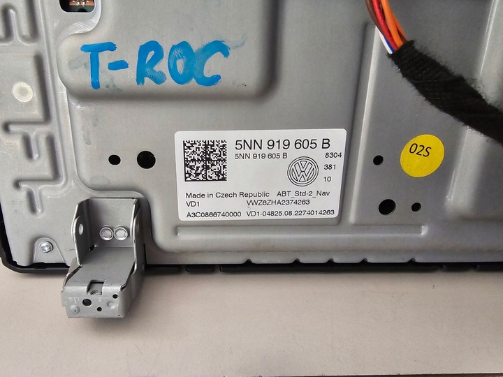 фото №10, Радіо зчитувач навігація дисплей vw volkswagen t-roc 3g5035820k