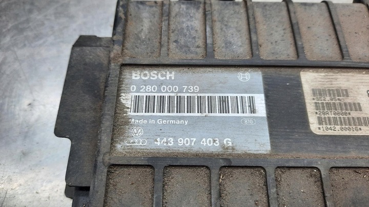 фото №5, Комп'ютер двигуна volkswagen passat b3 1.8b 90r 443907403g