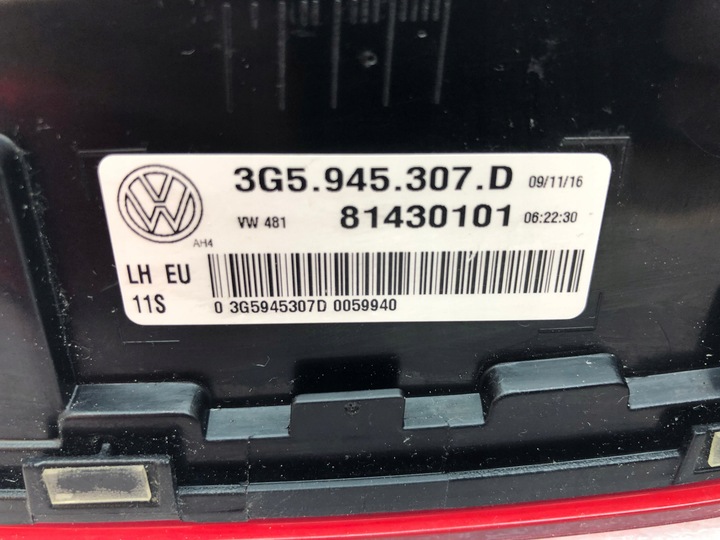 фото №10, Лампа vw passat b8 sedan сторона права