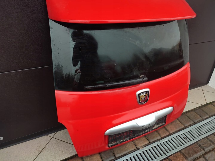 фото №6, Fiat 500 abarth задняя крышка комплектная 176/a rosso