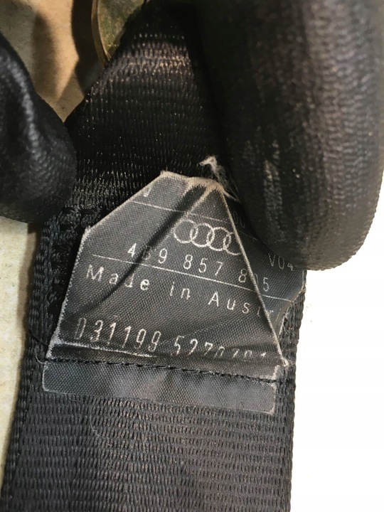 фото №9, Pas безопасности левый зад audi a6 c5 4b9857805