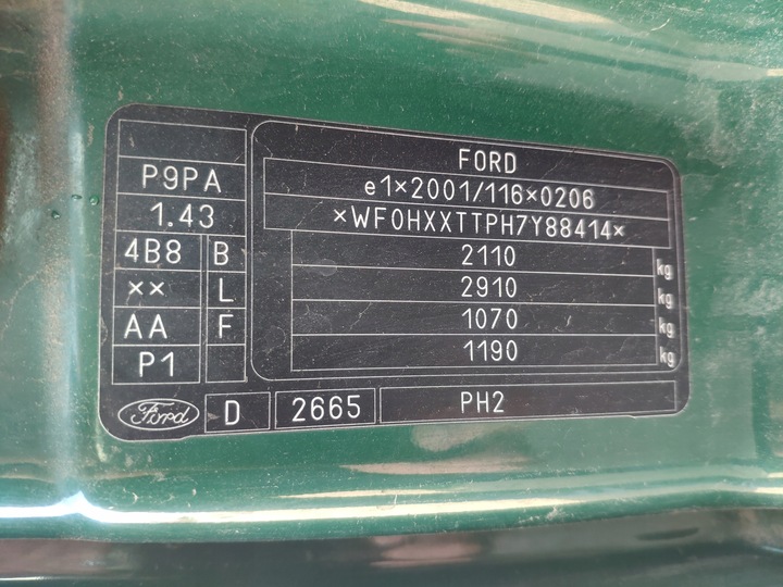 фото №13, Ford tourneo connect mk1 дверь правые сдвижные стекло дверь