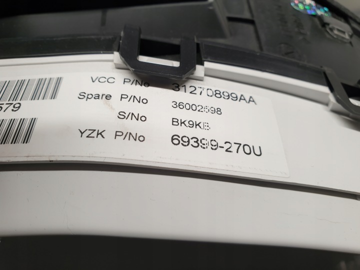 фото №13, Volvo s60 i v60 i s80 ii v70 iii xc70 ii панель приборов 31270899aa