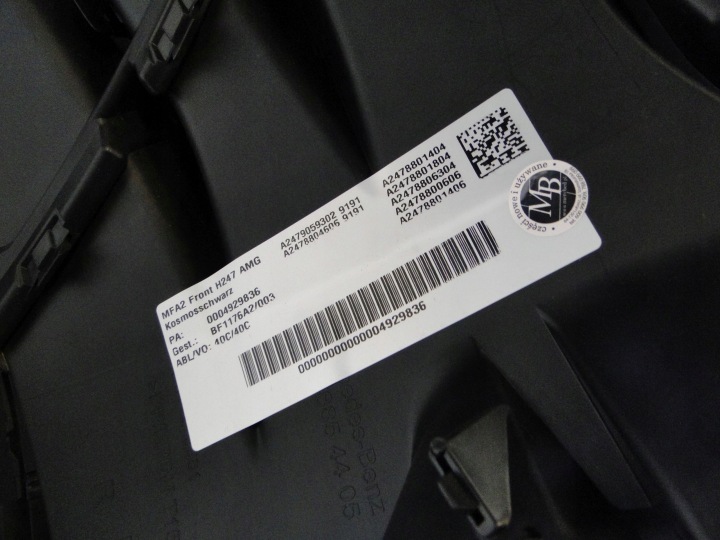 фото №15, Mercedes gla 247 h247 бампер передний pts a2478804606 35 amg 191