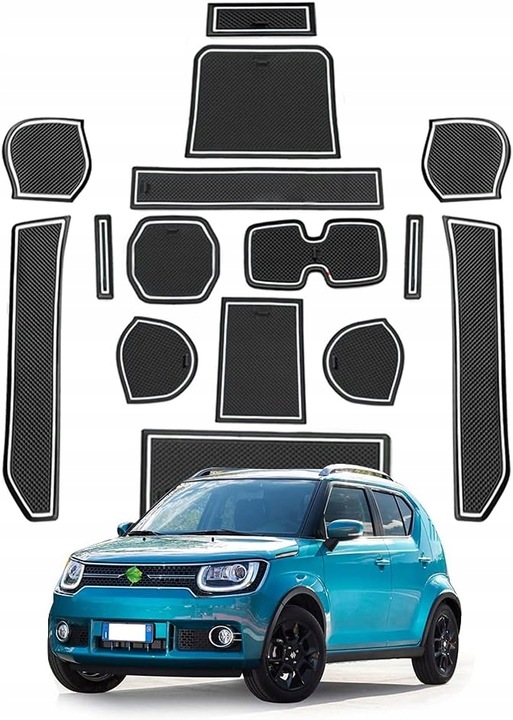 фото №6, Резиновые маты совместимые з suzuki ignis 2021-2017