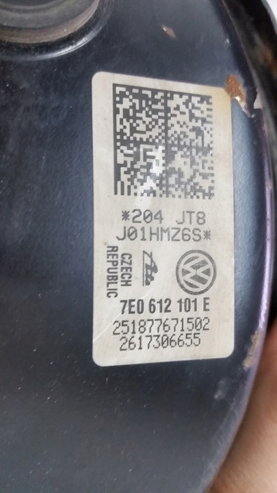 фото №8, Підсилювач насос гальмівна vw transporter t5 7e0612101e