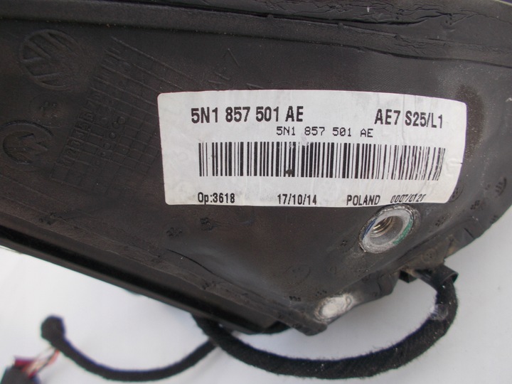 фото №9, Дзеркало vw tiguan i 6pin європа ліві f3