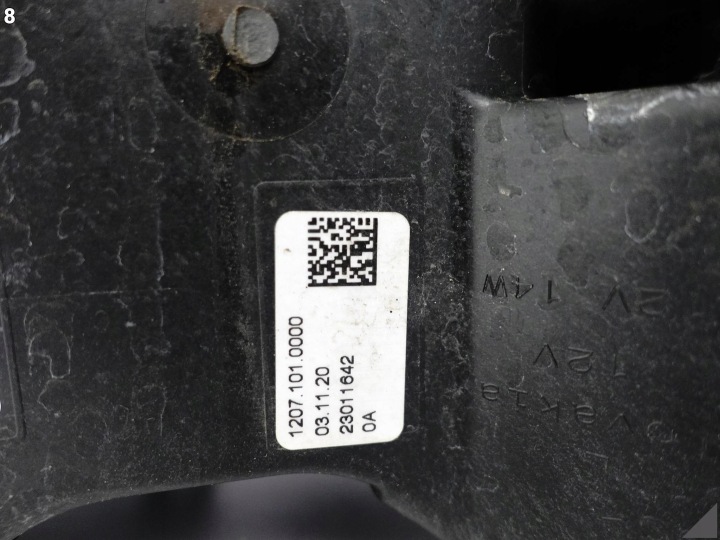 фото №9, Vw golf viii 8 5h0 gti gte 19- галоген фара led drl левые перед 5h0941699b