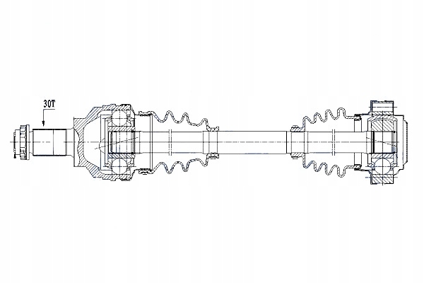 фото №11, Піввісь привідна bmw 5 e39 520i 523i 525i 528i 530i 535i 95-03 задня