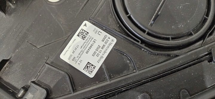 фото №7, Комплект лампа mercedes sl amg a232 w232 правый левый перед полный led