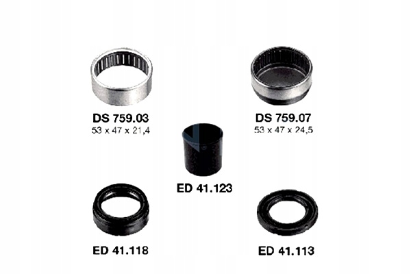 фото №3, Набор napprawczy балка зад snr ks559.06 citroen ax saxo peugeot 106