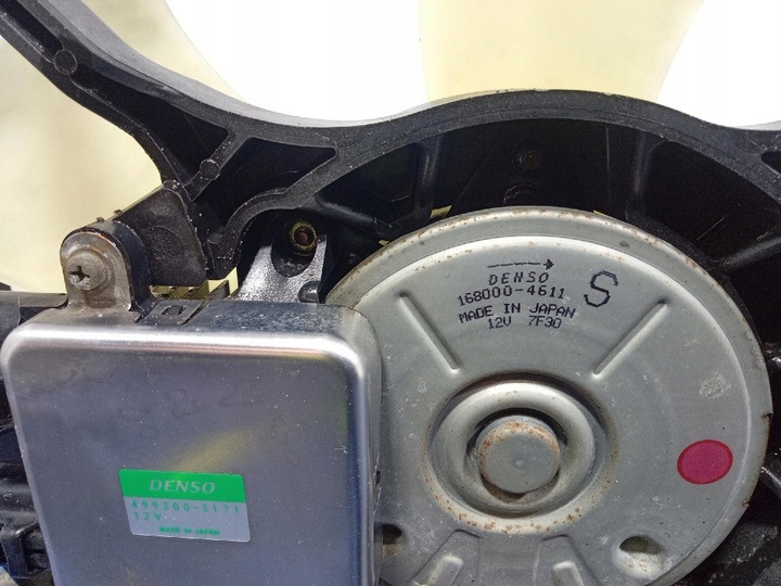 фото №4, Mitsubishi grandis 2.4 вентилятор радиатор 499300-3171 4g69