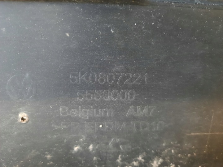 фото №8, Volkswagen golf vi 08-12 бампер перед переднее 5k0807221