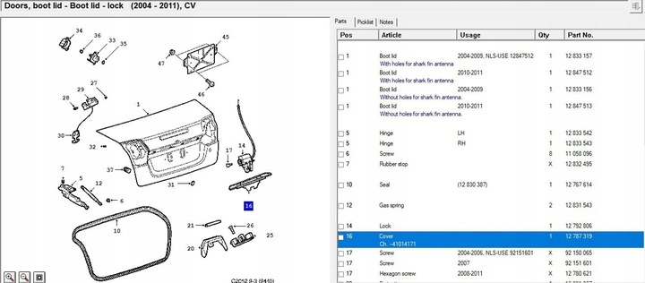 фото №7, Saab 9-3 ver2 2009 обшивки багажника