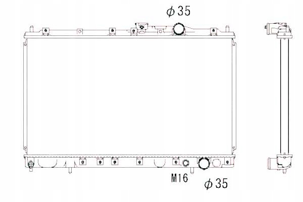 фото №2, Радиаторов двигателя nrf mb660562 mb845790 mb924972 m