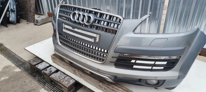 фото №6, Бампер перед audi q7 4l cross off дорога омыватель pdc ly7g комплект оригинал !