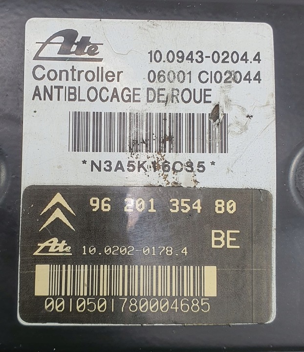 фото №6, Насос тормозная abs citroen xm ii 3.0 9620135480