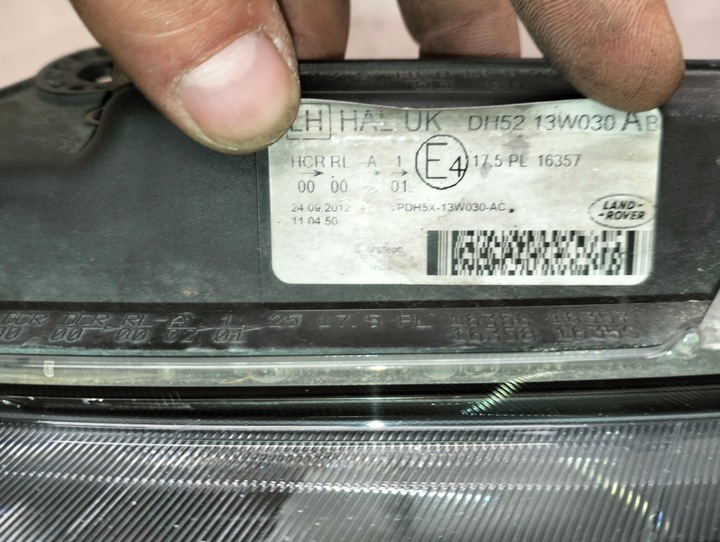 фото №9, Лампа перед передняя левая land rover freelander ii рестайлинг 2012-2014 led