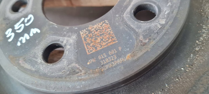 фото №10, Sq8 4m rsq8 q8 супорт затискачі диски набір гальмівний зад 350mm sq7 4m q7