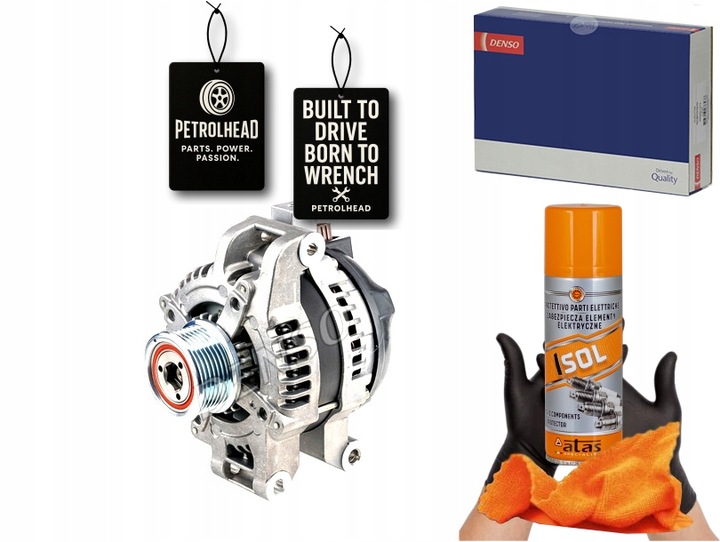 фото №1, Генератор toyota auris corolla 2.0d 2.2d 10.06-07.14 #petrolhead pro+ kit4