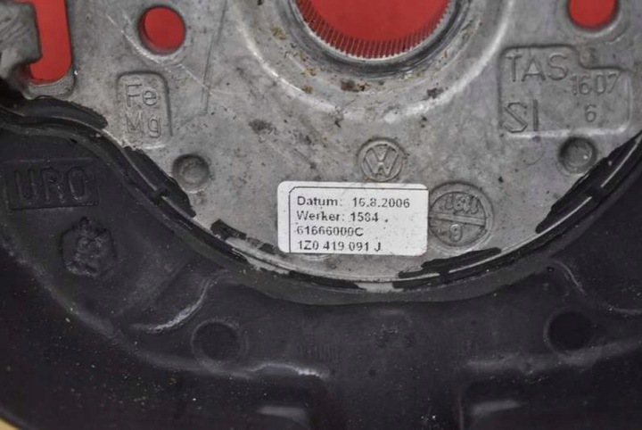 фото №10, Руль кожаный мультифункция 1z0419091j skoda octavia 2 ii 04-08