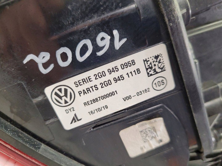 фото №13, Лампа задняя левая сторона volkswagen polo 6 2020 2g0945095b