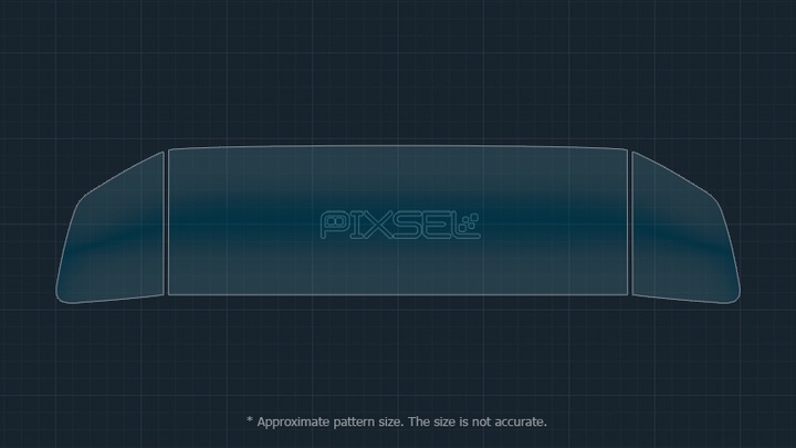 фото №5, Защитные стекло pixsel na приборная панель раздаточная zeekr 001 - 14.5“ 2022 - 2024